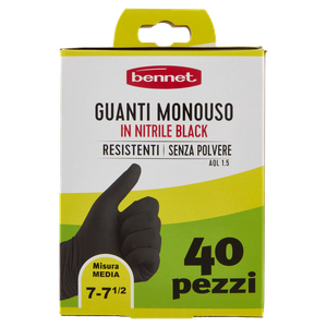 40 Guanti In Nitrile Medi Bennet - Foto 3