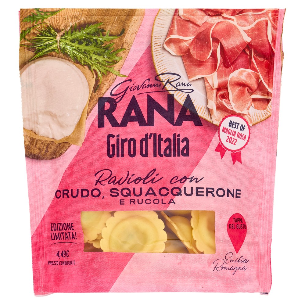 Ravioli Limited Edition Giro D'italia Crudo Squacquerone Rucola Rana - Foto 1