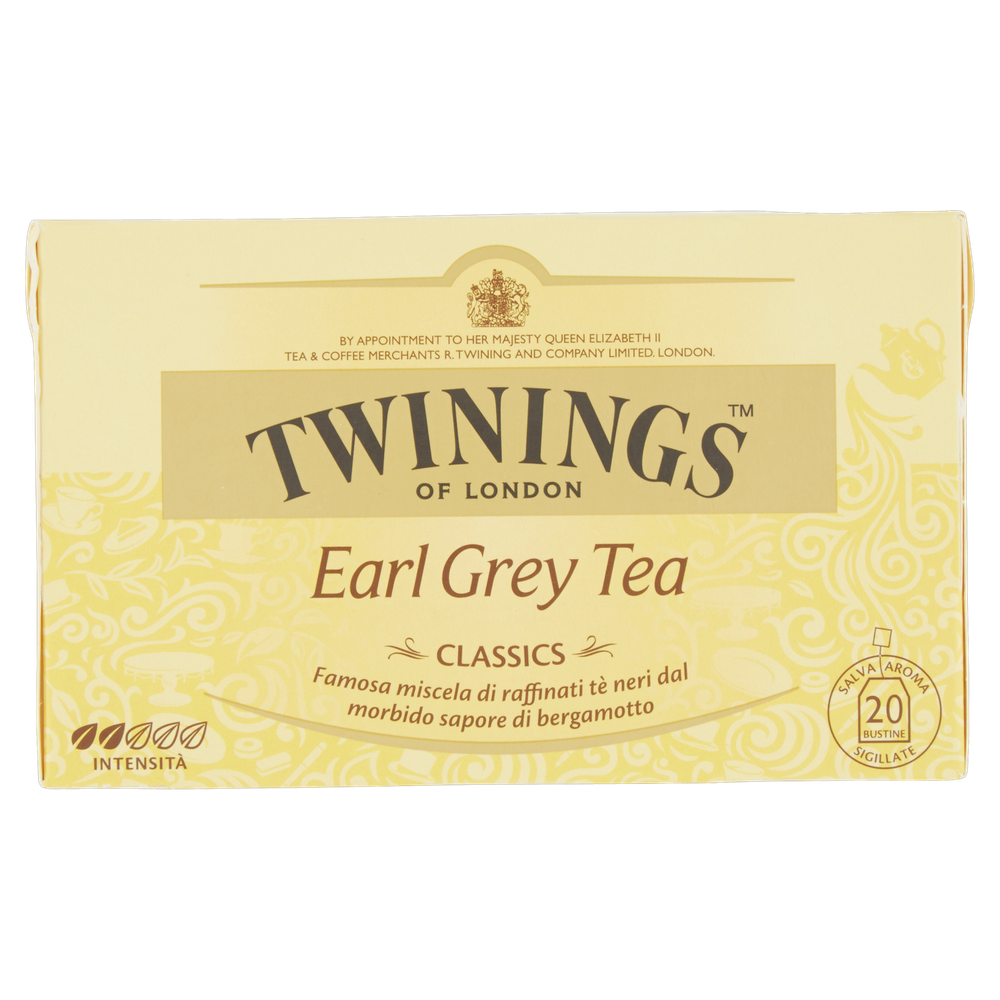 Tè Nero Earl Grey Aroma Di Bergamotto 20x2g Bustine Twinings - Foto 3