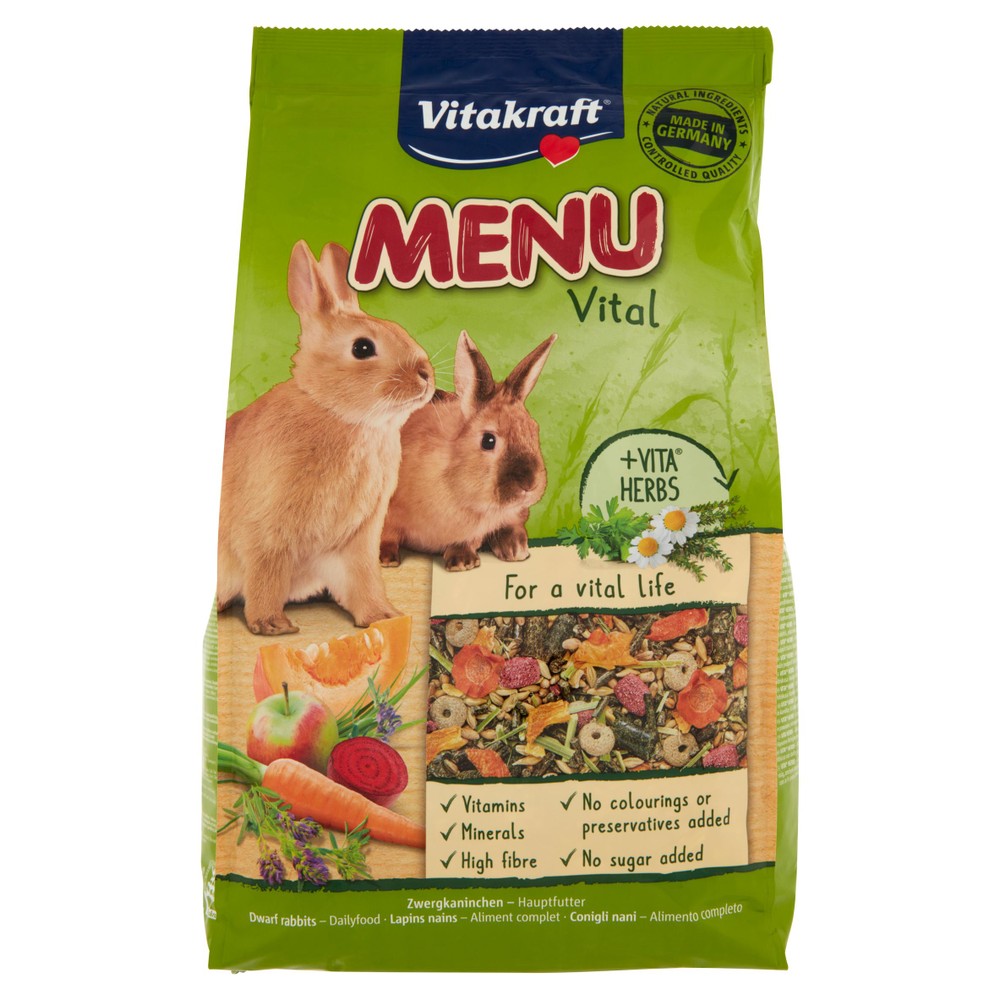 Premium Menu Vital Conigli Nani Vitakraft - Foto 1