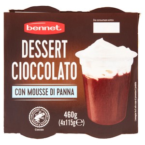 Dessert Al Cioccolato Con Panna Bennet - Foto 1