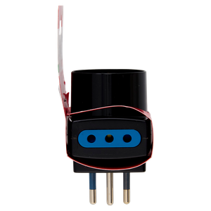 Adattatore Triplo Con Spina 10a Prese Pluristandard 2p+t Polypool - Foto 2