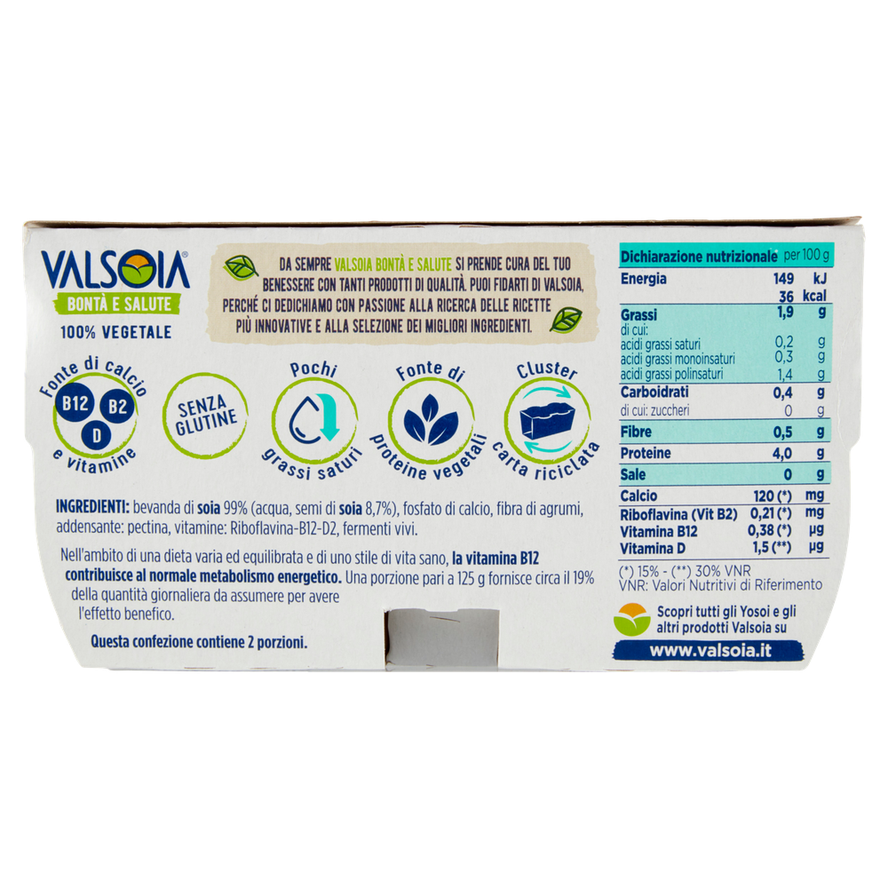 Yogurt Bianco Zero Zuccheri Valsoia - Foto 3