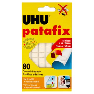 Gommini Adesivi Rimovibili Patafix Bianco 80 Pz Uhu - Foto 1