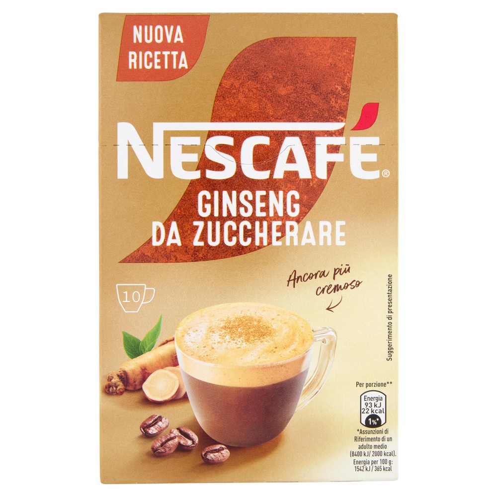 Caffè Solubile Con Ginseng Da Zuccherare 10x6g Bustine Nescafé - Foto 1