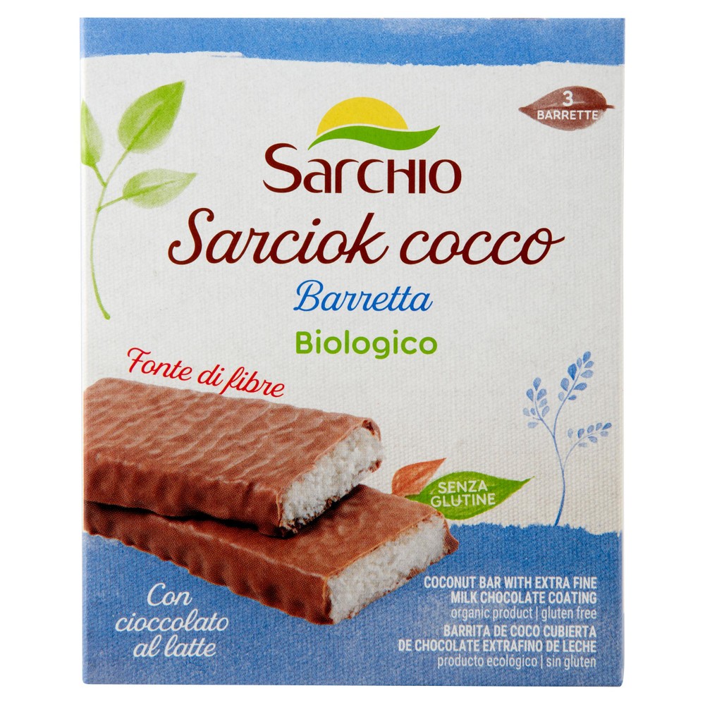 Barrette Sarciok Cocco E Latte Senza Glutine Sarchio - Foto 1