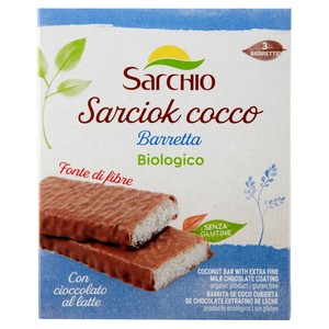 Barrette Sarciok Cocco E Latte Senza Glutine Sarchio
