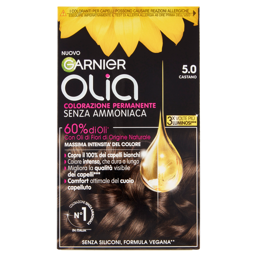 Colorazione Capelli 5.0 Castano Olia Garnier - Foto 1