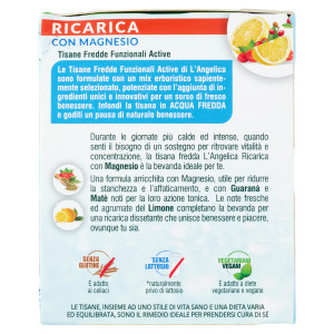 Tisana Fredda Ricarica Con Magnesio L'angelica, Conf. 18 Bustine - Foto 2