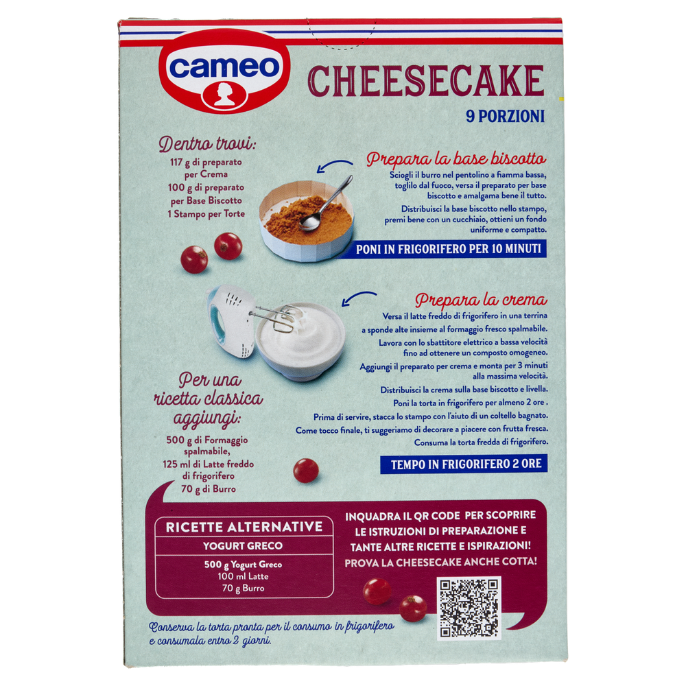Preparato Per Torta Cheesecake Le Irresistibli Cameo - Foto 3