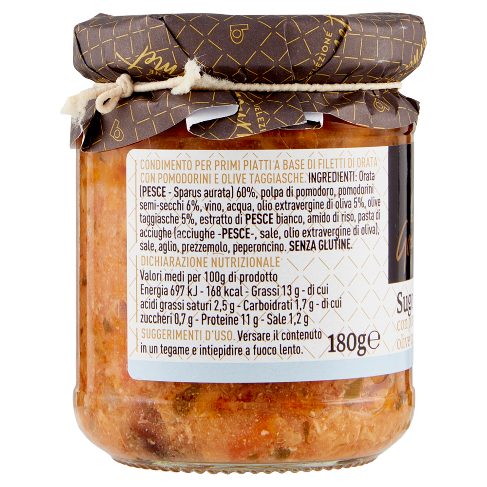 Sugo Di Orata Con Pomodorini E Olive Selezione Gourmet Bennet - Foto 2