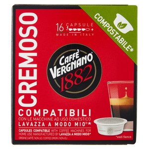 Capsule Caffè Cremoso Compatibili Lavazza 16pz Caffè Vergnano - Foto 1