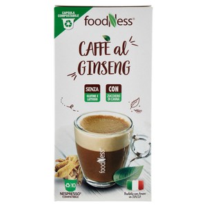 Caffe' Al Ginseng Foodness Capsule Compatibili Nespresso