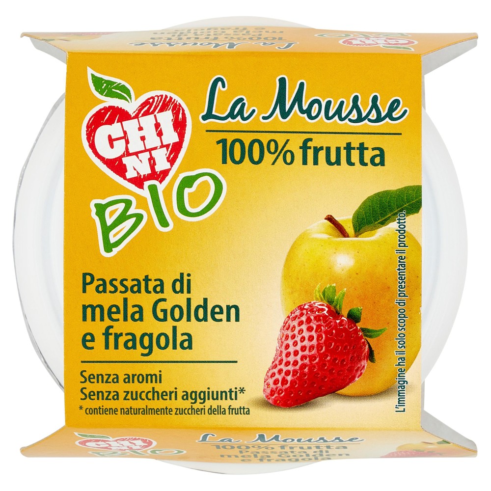 Mousse Bio Di Mele E Fragola - Foto 1