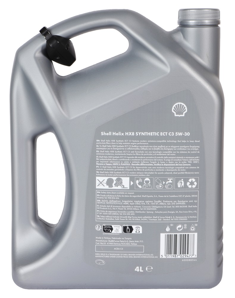 Olio Shell Helix Hx8 Synt Ect 5w30 C3 4l - Foto 3