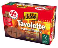 Accendifuoco Ecologico Inodore 96 Cubetti Fsc Accendifuoco Ecologico Inodore 96 Cubetti Fsc