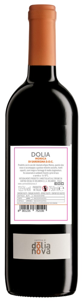 Vino Monica Di Sardegna Doc Dolia - Foto 2