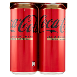 Coca Zero Senza Caffeina 33x4