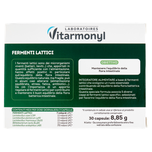 Probiotici Fermenti Lattici Vitarmonyl 30 Capsule - Foto 3