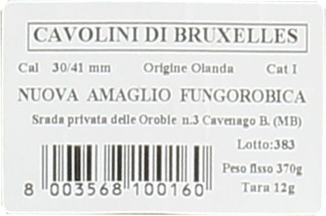 Cavolini Di Bruxelles In Vaschetta - Foto 2