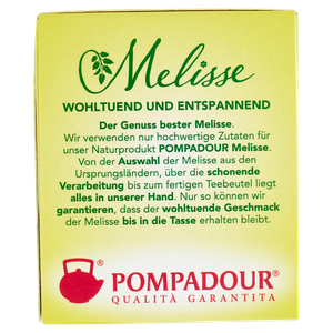 Infuso Alla Melissa Con Verbena Rilassante 20x1,8g Bustine Pompadour - Foto 2