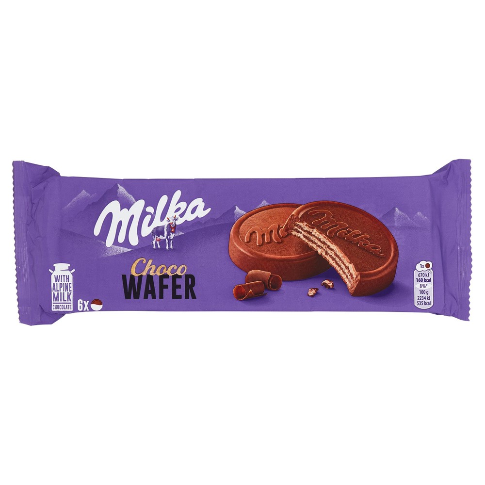 Choco Wafer Ricoperto Di Cioccolato Al Latte E Ripieno Al Cacao Milka - Foto 1