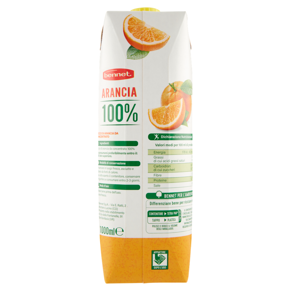 Succo 100% Arancia Bennet - Foto 3