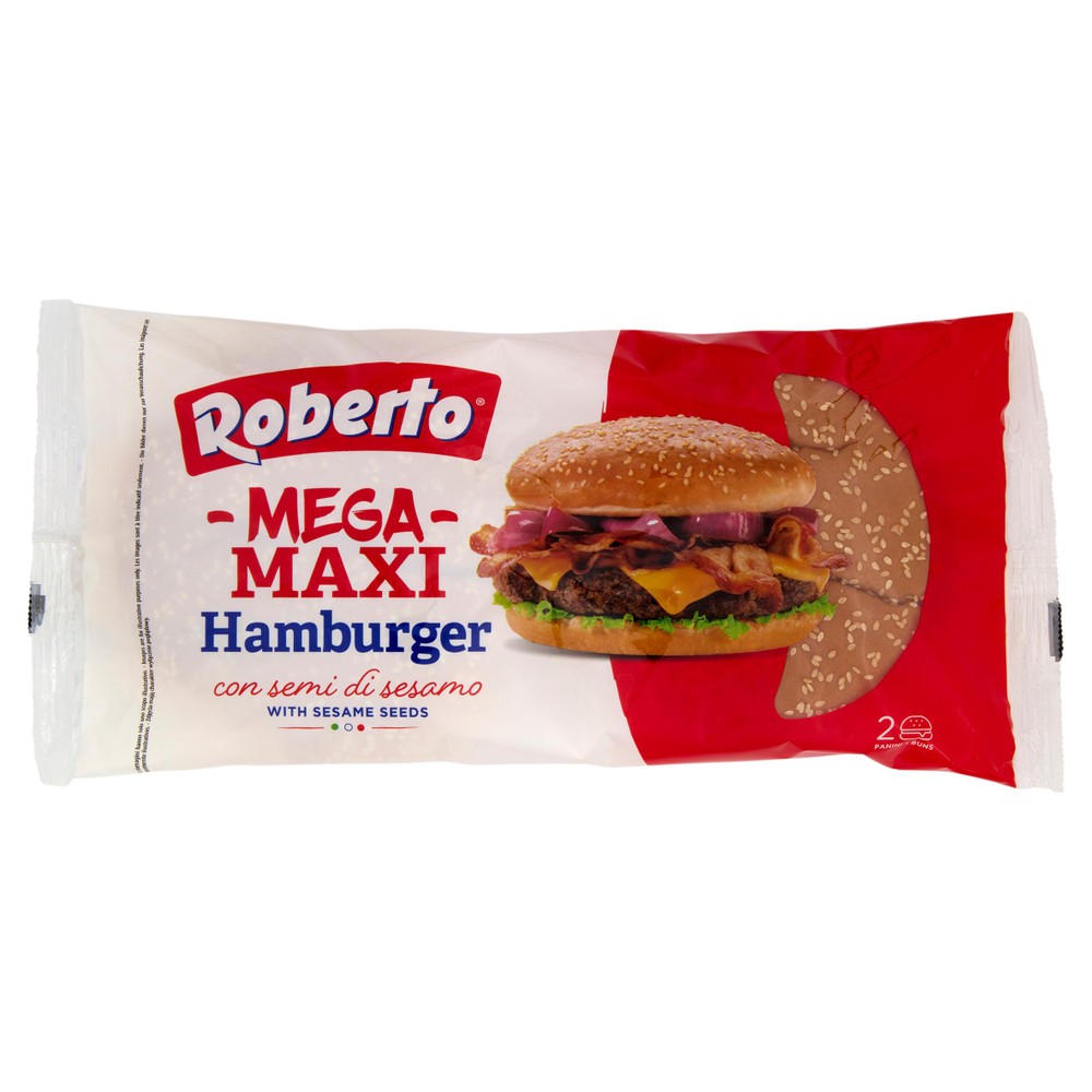 Mega Maxi Hamburger Con Semi Di Sesamo Roberto - Foto 1