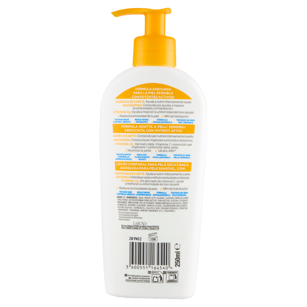 Crema Corpo Niacinamide Pump Mixa - Foto 3