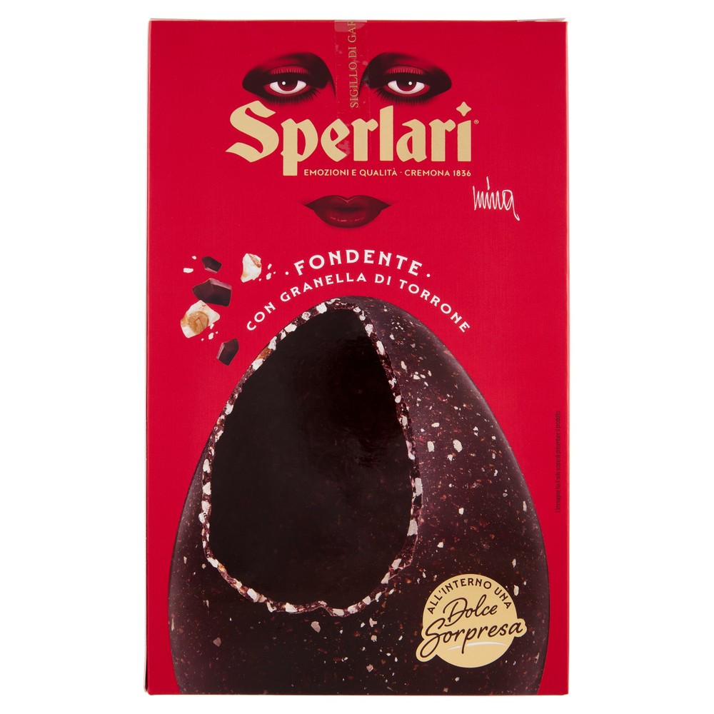 Uovo Fondente Con Granella Di Torrone Sperlari - Foto 1