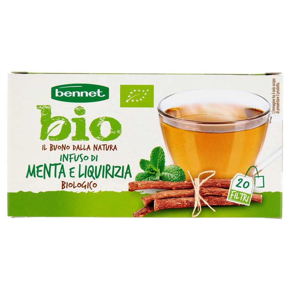 Infuso Di Menta E Liquirizia Biologico 20x2g Bennet Bio - Foto 1