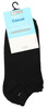 3 Calze Invisibili Uomo 39/42 Nero Maglia Liscia Delinea