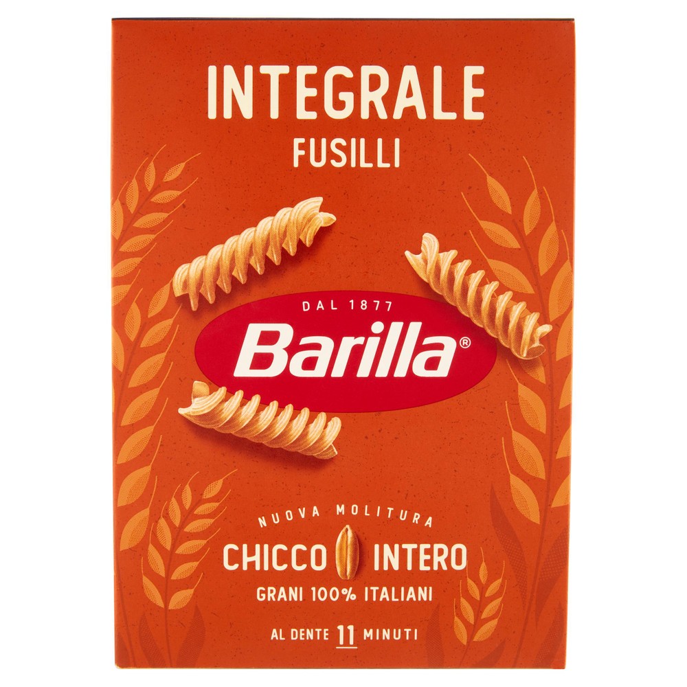 Pasta Fusilli Integrali 100% Grano Italiano Barilla - Foto 1