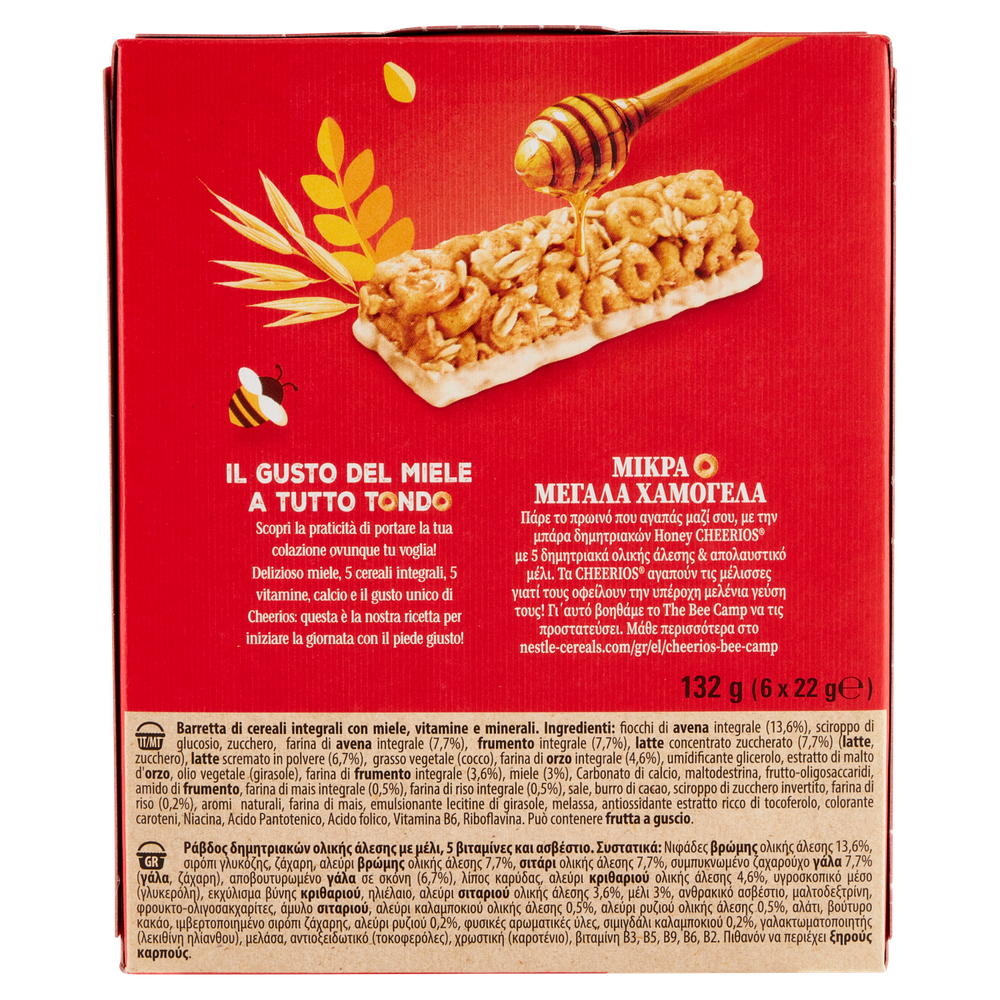 Barrette Cereali E Miele Cheerios Nestle'