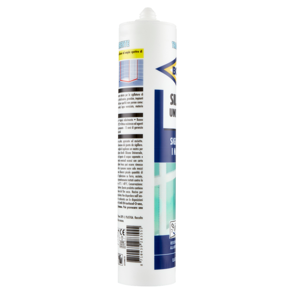 Silicone A Base Acetica Universale Trasparente 280ml Bostik - Foto 2