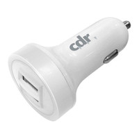 Caricatore Auto Cdr Bianco Caricatore Auto Cdr Bianco
