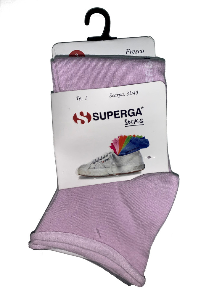 Calze Donna Tg Unica Rosa/Bianco/Grigio Conf Da 3 Superga - Foto 1