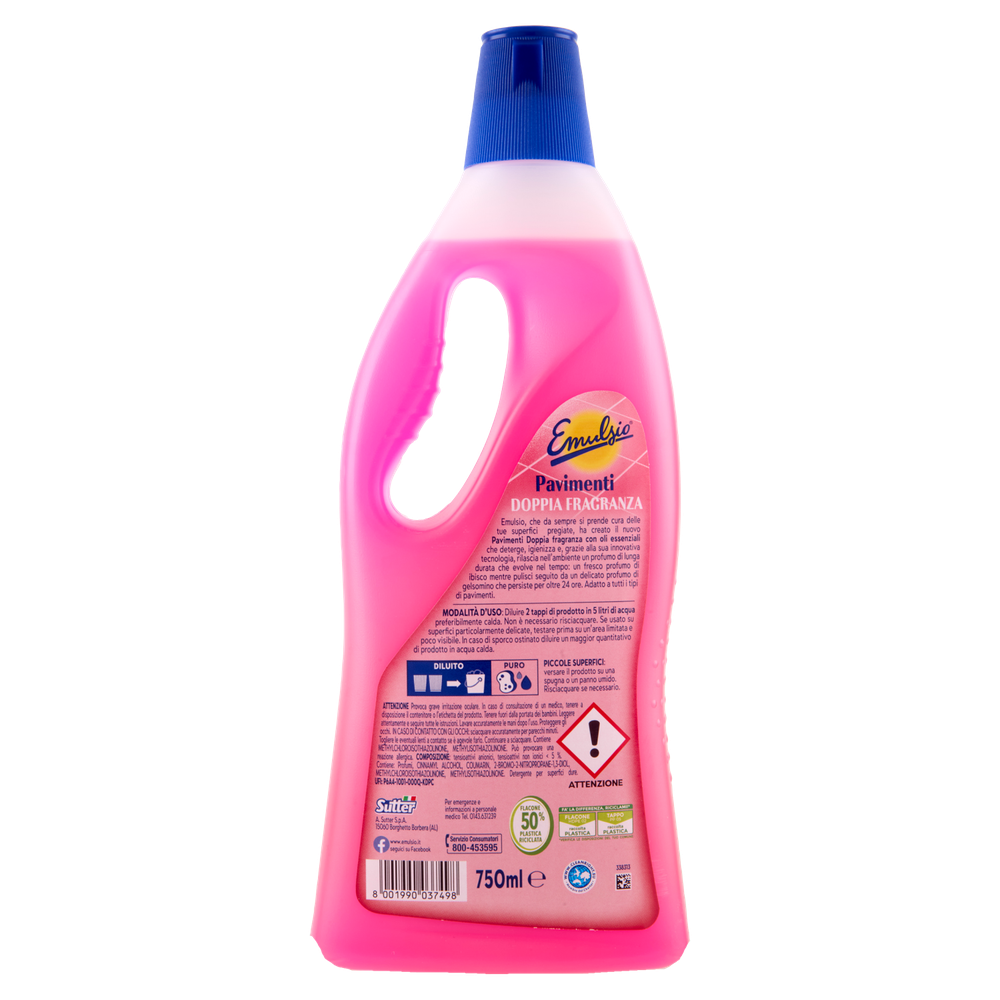 Detergente Ravviva Pavimenti Ibisco E Gelsomino Emulsio - Foto 3