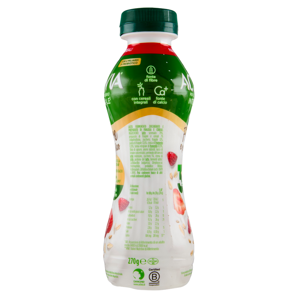 Activia Drink Fibre Fragola Cereali Danone - Foto 2