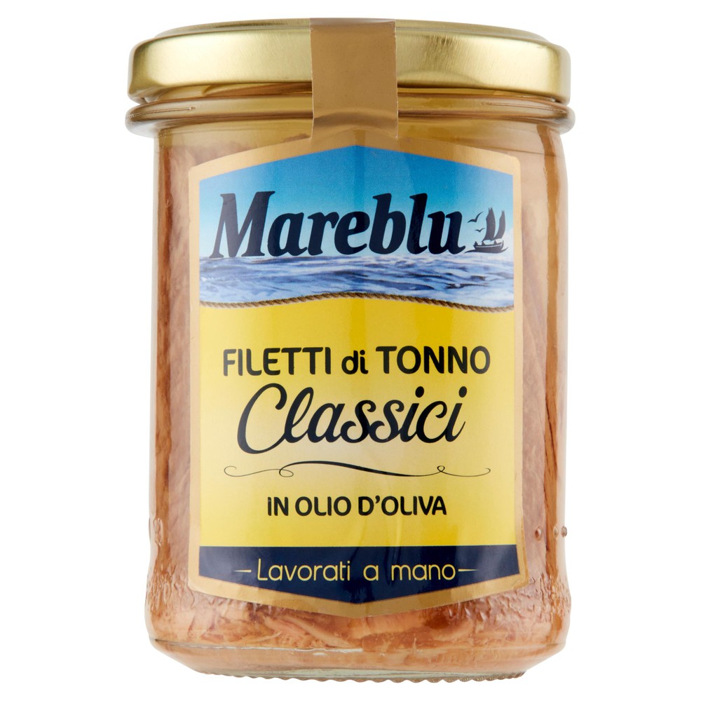 Filetti Di Tonno Classici In Olio D'oliva Mareblu - Foto 1