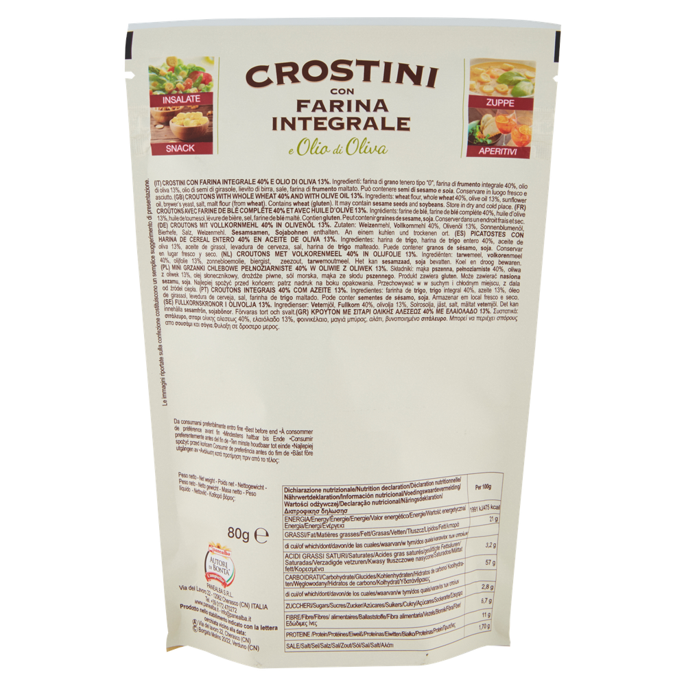Crostini Con Farina Integrale Panealba - Foto 3