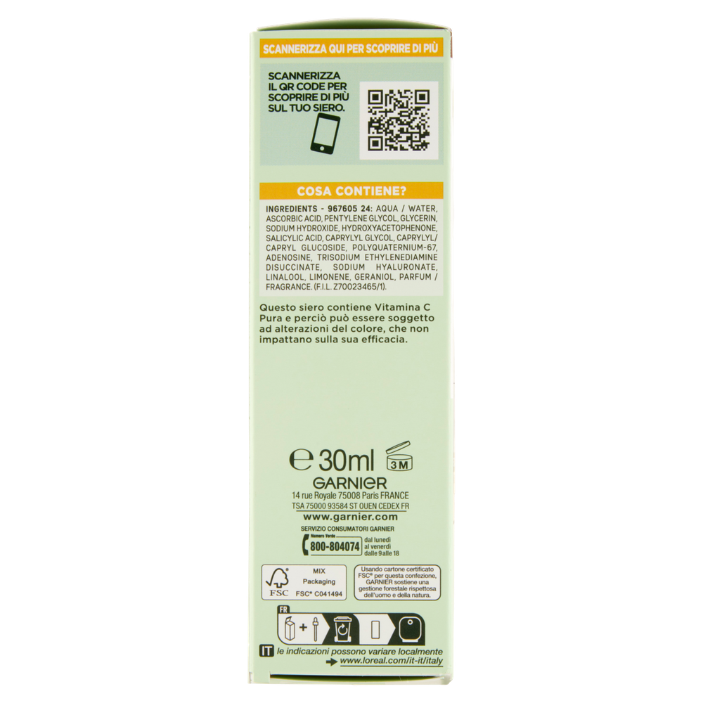Siero Notte Vitamina C Garnier - Foto 2
