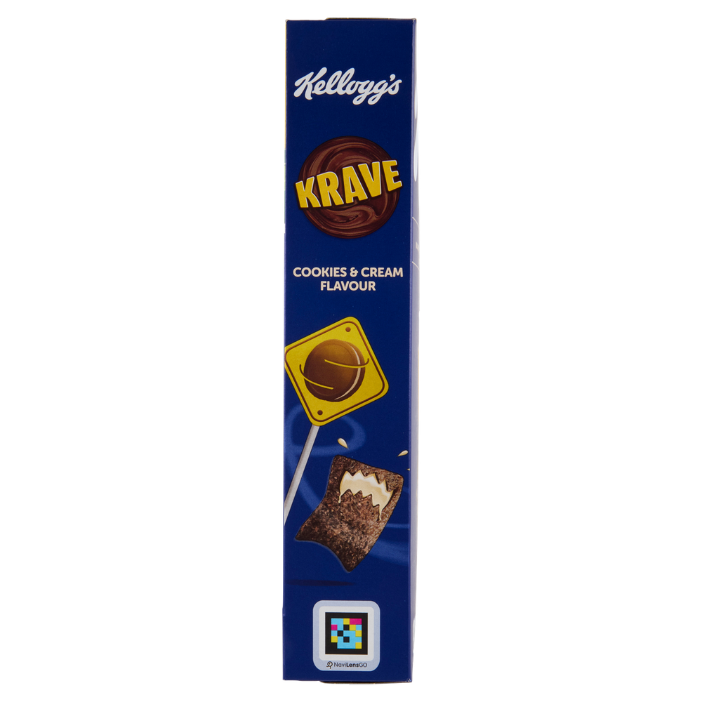 Cereali Krave Cookies & Cream Al Cacao Ripieni Di Crema Kellogg's - Foto 2