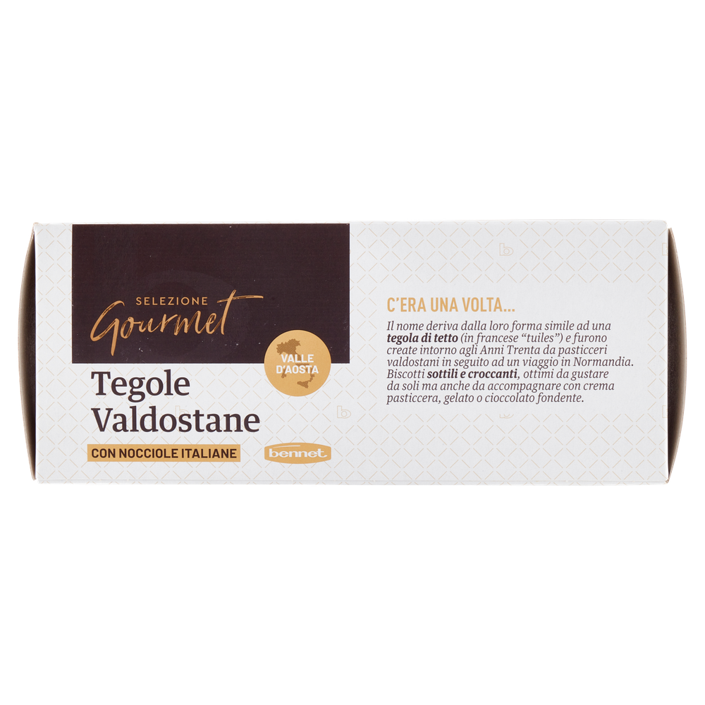 Biscotti Tegole Valdostane Con Nocciole Selezione Gourmet Bennet - Foto 3
