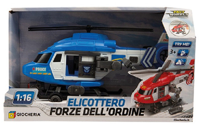 Fast Wheels Elicottero Pompieri Polizia - Foto 1