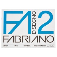 Album Disegno 2 Formato 24x33 Riquadrato Fabriano