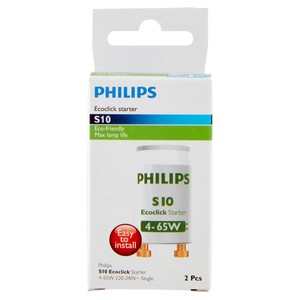 Starter S10 Per Lampade Fluorescenti 4-65 Philips - Foto 1