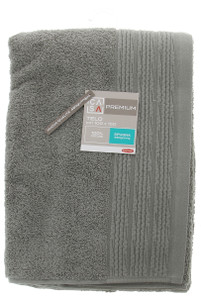 Telo Spugna Cm100x150 Bordo A Rilievo Grigio Medio Casa Premium - Foto 1