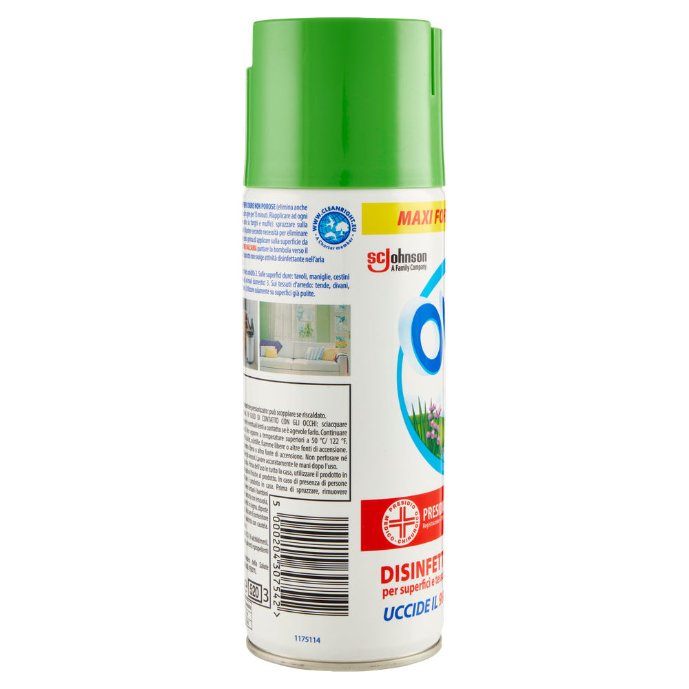 Oust 3in1 Spray Disinfettante Superfici E Tessuti Fragranza Open Air