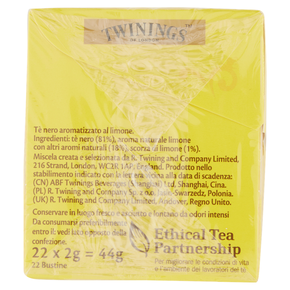 20 Filtri Te' Nero Lemon Scented Twinings - Foto 2